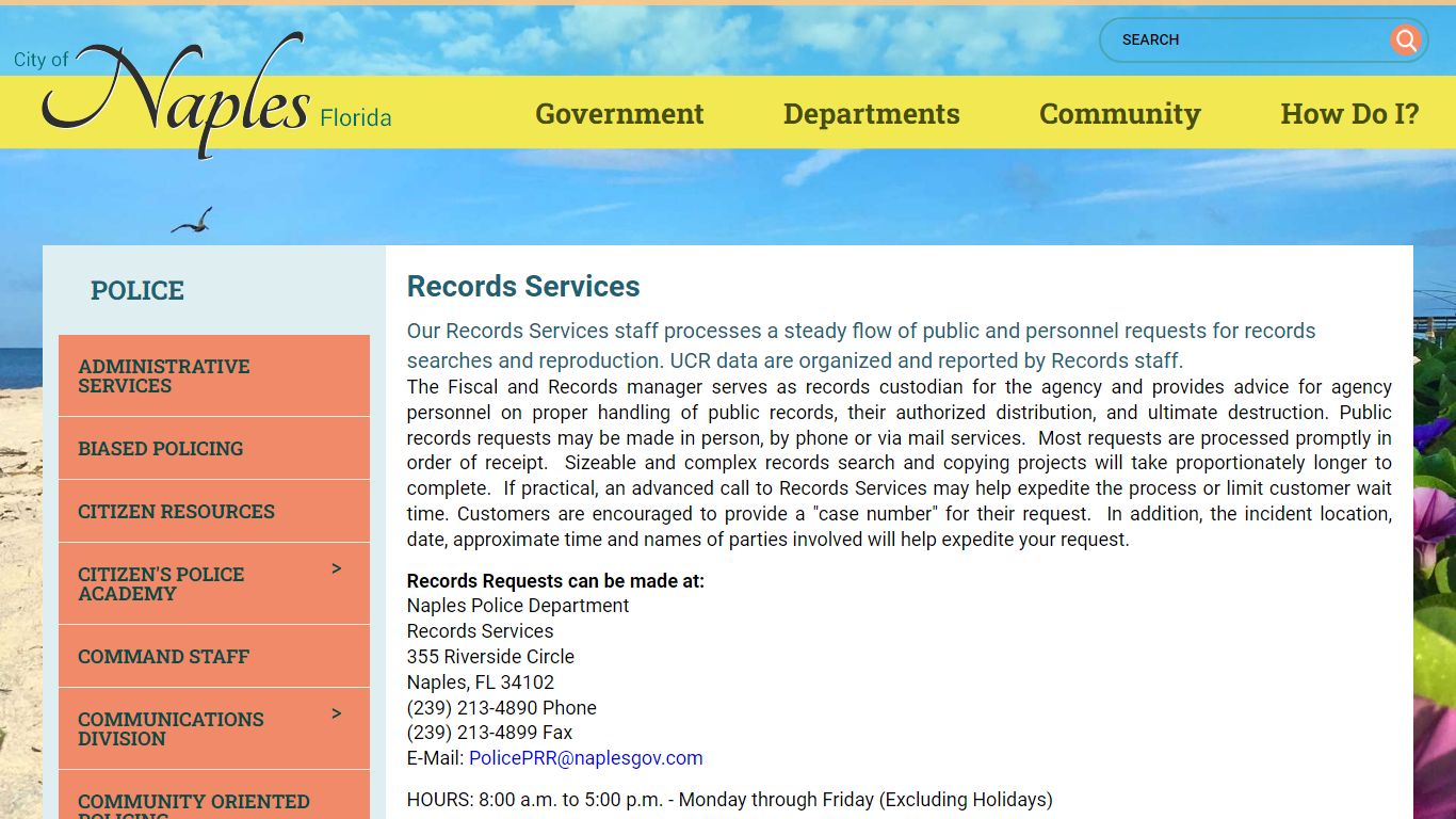 Records Services | Naples, Florida